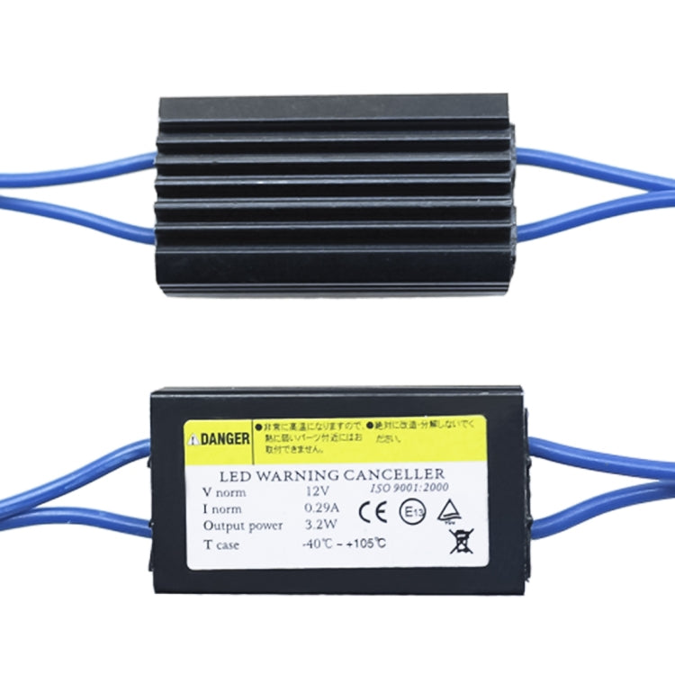 2 PCS T10 รถ Auto Clearance Light คำเตือนอะแดปเตอร์ถอดรหัสปราศจากข้อผิดพลาดสำหรับ DC 12V/3W, T10