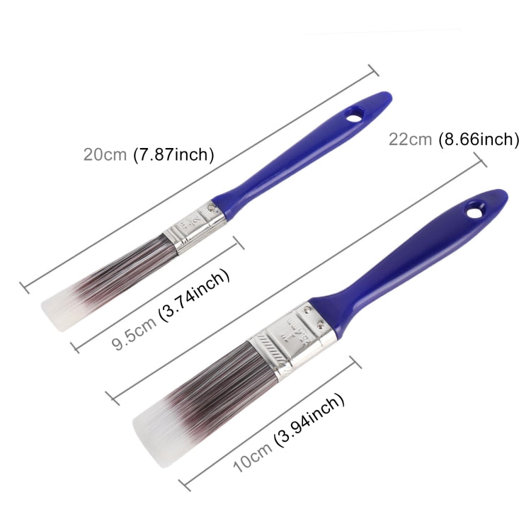 แปรงทำความสะอาดผมไนลอน 2 ชิ้นสำหรับรถยนต์สวนครัวสี, 2pcs Nylon Hair Drawing Brush