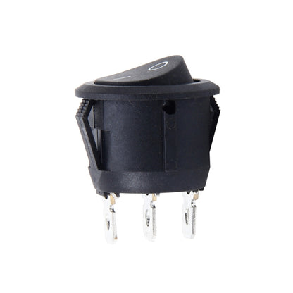 รถ Auto Universal DIY 3 พินรอบหมวก OFF-ON ปุ่มกด, 3 Pin