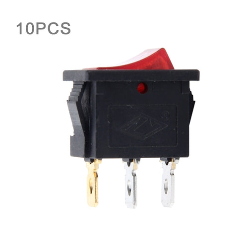 10 ชิ้นรถยนต์ออโต้สากล DIY 3 พินหมวกปิด - เปิดปุ่มกด, 3 Pin Boat Cap