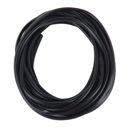 5m รถ แถบตกแต่ง PVC แถบตกแต่งโครเมี่ยมซีลประตูหน้าต่างซีล, Black, Grey, Blue, Red, Transparent, White