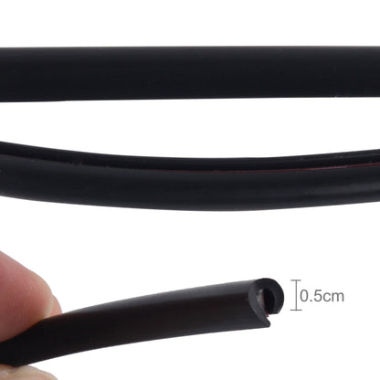 5m รถ แถบตกแต่ง PVC แถบตกแต่งโครเมี่ยมซีลประตูหน้าต่างซีล, Black, Grey, Blue, Red, Transparent, White
