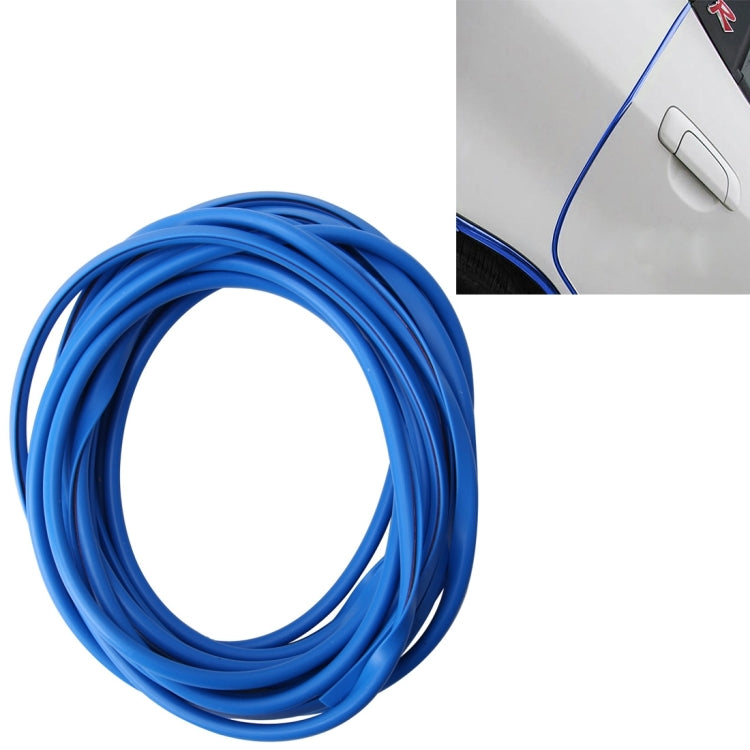 5m รถ แถบตกแต่ง PVC แถบตกแต่งโครเมี่ยมซีลประตูหน้าต่างซีล, Black, Grey, Blue, Red, Transparent, White