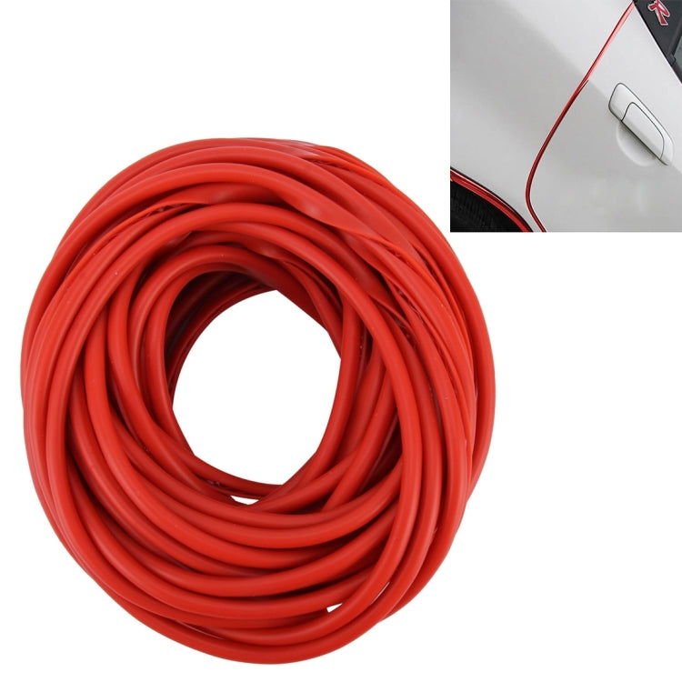 5m รถ แถบตกแต่ง PVC แถบตกแต่งโครเมี่ยมซีลประตูหน้าต่างซีล, Black, Grey, Blue, Red, Transparent, White