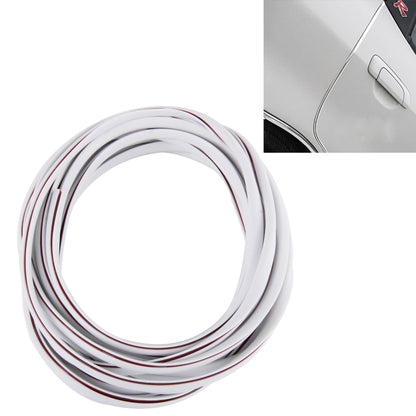5m รถ แถบตกแต่ง PVC แถบตกแต่งโครเมี่ยมซีลประตูหน้าต่างซีล, Black, Grey, Blue, Red, Transparent, White