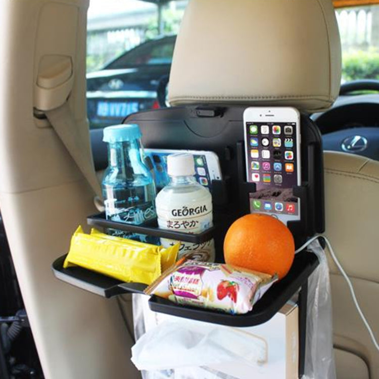 SHUNWEI SD-1509 รถ Auto Back Seat โต๊ะพับเครื่องดื่มอาหารถ้วยถาดผู้ถือขาตั้งโต๊ะอเนกประสงค์ถาดรับประทานอาหาร, SD-1509, Travel Dining Tray