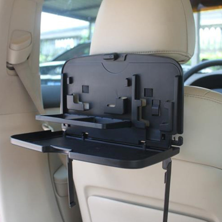SHUNWEI SD-1509 รถ Auto Back Seat โต๊ะพับเครื่องดื่มอาหารถ้วยถาดผู้ถือขาตั้งโต๊ะอเนกประสงค์ถาดรับประทานอาหาร, SD-1509, Travel Dining Tray