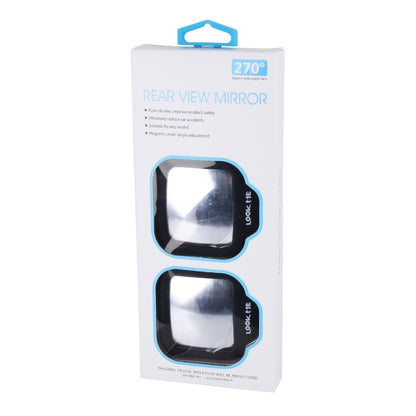 2 ชิ้น 270 องศามุมกว้างเลนส์แม่เหล็กปรับกระจกมองหลัง, 270 Degree Wide-angle Mirror