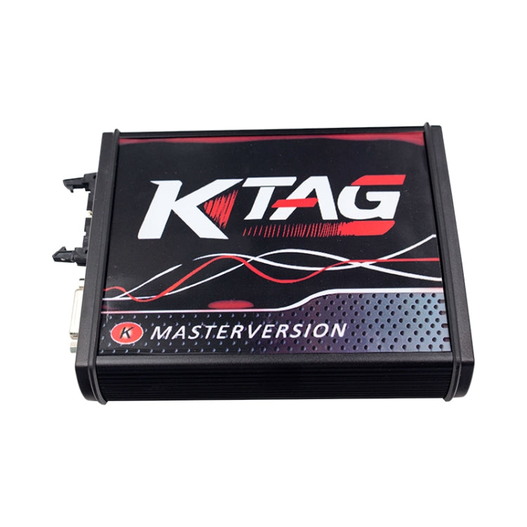 KTAG V7.020 บอร์ด PCB สีแดง เครื่องมือการเขียนโปรแกรม ECU โทเค็นไม่จำกัด ปลั๊ก US, US Plug