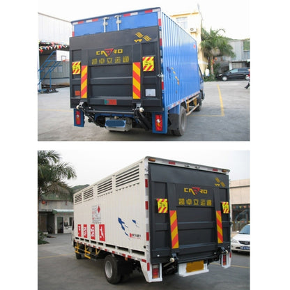 2 PCS Car Auto 56 ซม. × 13 ซม. ป้ายเตือนด้านหลังสติกเกอร์สำหรับรถบรรทุกและรถตู้, 56cm × 13cm
