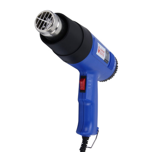 DINGGUAGUA 1800W อุตสาหกรรม Heavy Duty Professional ปรับอุณหภูมิได้ตั้งแต่ 50 องศาเซลเซียสถึง 650 องศาเซลเซียสความร้อนปืนลมเครื่องมือพร้อมจอแสดงผลอุณหภูมิ, Temperature Display 50  to 650 Degrees