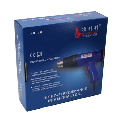 DINGGUAGUA 1800W อุตสาหกรรม Heavy Duty Professional ปรับอุณหภูมิได้ตั้งแต่ 50 องศาเซลเซียสถึง 650 องศาเซลเซียสความร้อนปืนลมเครื่องมือพร้อมจอแสดงผลอุณหภูมิ, Temperature Display 50  to 650 Degrees