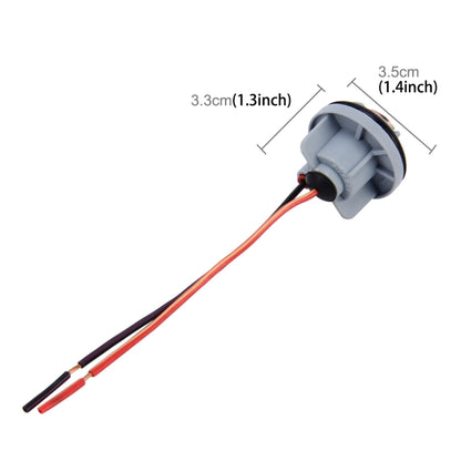 ที่วางซ็อกเก็ตหลอดไฟ LED อัตโนมัติสำหรับรถยนต์ 2 ชิ้น (ไม่รวมแสง), 1156, 7443, H1/H3, H4, H7, H8/H11