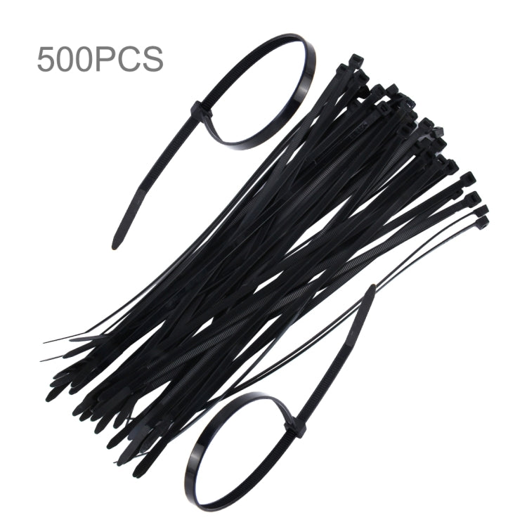 500ชิ้น5มิลลิเมตร* 250มิลลิเมตรผูกสายไนลอน, 5mm*250mm Black, 5mm*250mm White