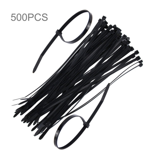 500ชิ้น5มิลลิเมตร* 250มิลลิเมตรผูกสายไนลอน, 5mm*250mm Black, 5mm*250mm White
