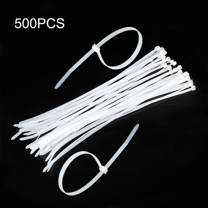 500ชิ้น5มิลลิเมตร* 250มิลลิเมตรผูกสายไนลอน, 5mm*250mm Black, 5mm*250mm White