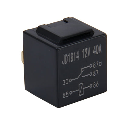 10 ชิ้น JD-1914 40 แอมป์ 12 โวลต์กันน้ำรถอัตโนมัติห้าปลั๊กรีเลย์, 40A