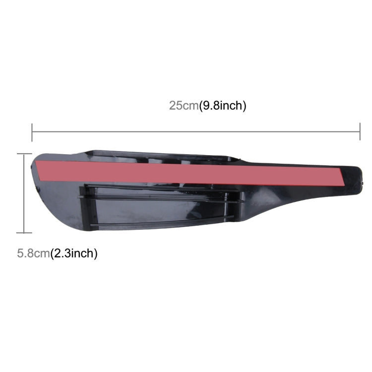 2 PCS Car Auto Universal ยางกระจกมองหลัง Rain Baffle PLATE, Rain Baffle Plat