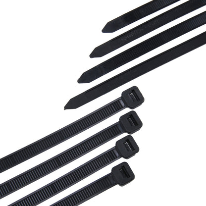 100 ชิ้น/แพ็ค 8 มม.* 200 มม.สายผูกไนลอน, 8mm*200mm Black
