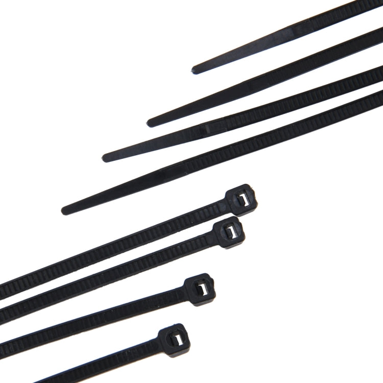 500 ชิ้น/แพ็ค 4 มม.* 300 มม.สายผูกไนลอน, 4mm*300mm Black