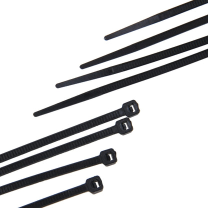 500 ชิ้น/แพ็ค 4 มม.* 300 มม.สายผูกไนลอน, 4mm*300mm Black
