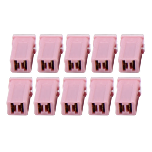10 ชิ้นยานพาหนะรถเปลือกพลาสติกตรงหญิงขั้วกดในใบมีดตลับหมึก PAL ฟิวส์ 30Amp 32 โวลต์, 30Amp 32V