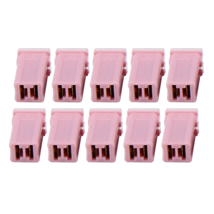 10 ชิ้นยานพาหนะรถเปลือกพลาสติกตรงหญิงขั้วกดในใบมีดตลับหมึก PAL ฟิวส์ 30Amp 32 โวลต์, 30Amp 32V