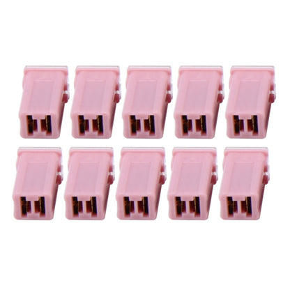 10 ชิ้นยานพาหนะรถเปลือกพลาสติกตรงหญิงขั้วกดในใบมีดตลับหมึก PAL ฟิวส์ 30Amp 32 โวลต์, 30Amp 32V