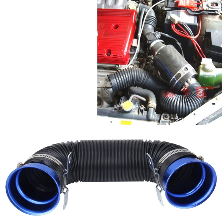 Car Auto Universal Tube Air Filter ระบบฉีดอากาศเย็นแบบปรับได้ท่อไม่มีตัวกรองอากาศ