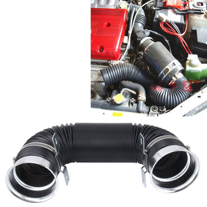 Car Auto Universal Tube Air Filter ระบบฉีดอากาศเย็นแบบปรับได้ท่อไม่มีตัวกรองอากาศ