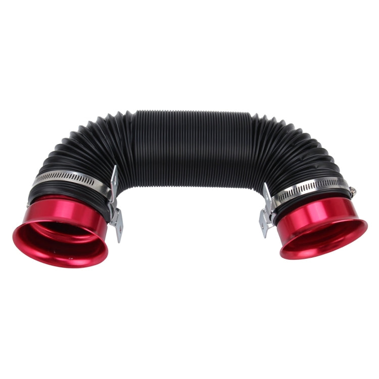Car Auto Universal Tube Air Filter ระบบฉีดอากาศเย็นแบบปรับได้ท่อไม่มีตัวกรองอากาศ