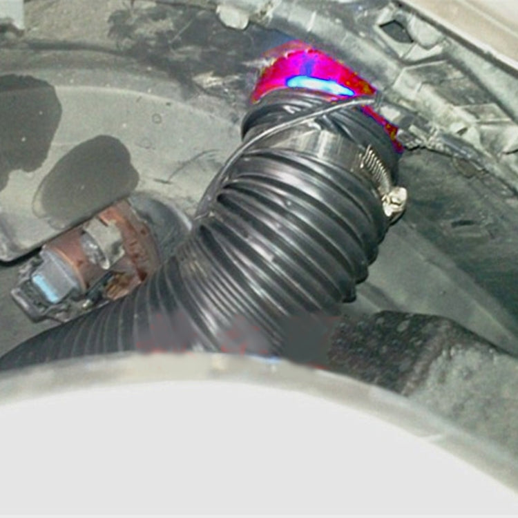 Car Auto Universal Tube Air Filter ระบบฉีดอากาศเย็นแบบปรับได้ท่อไม่มีตัวกรองอากาศ
