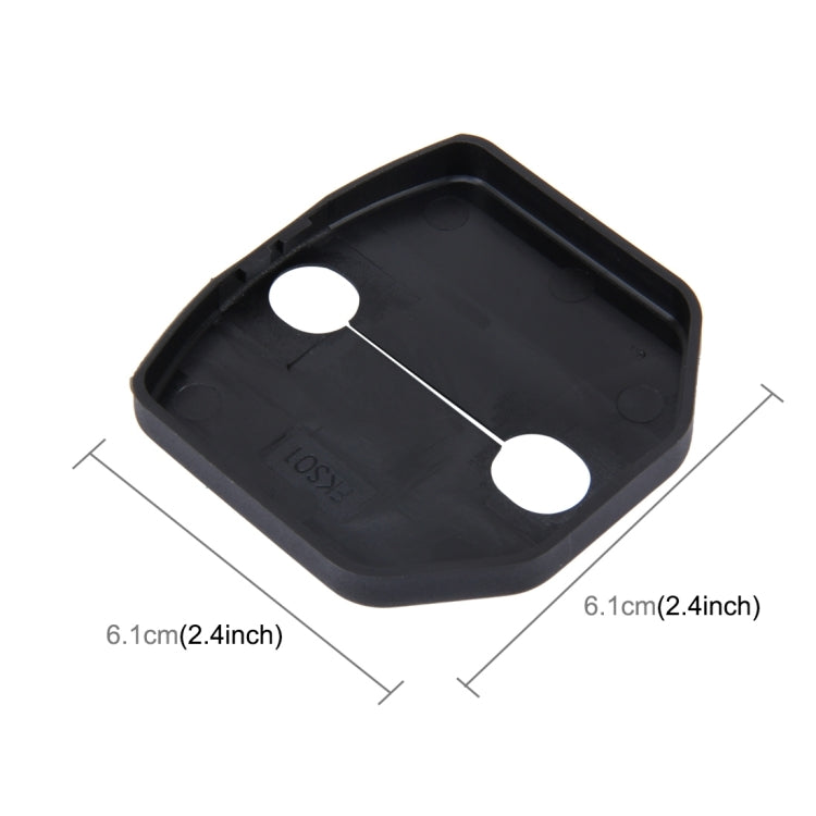 4 ชิ้นรถประตูล็อคหัวเข็มขัดตกแต่ง Rust Guard สำหรับ Ford Focus Fiesta Escape Mondeo Edge, For Ford Focus