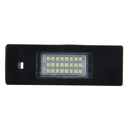 ไฟส่องป้ายทะเบียน PCS 2 ดวงพร้อมหลอดไฟ SMD-3528 24 ดวงสำหรับ BMW E87, For BMW E87