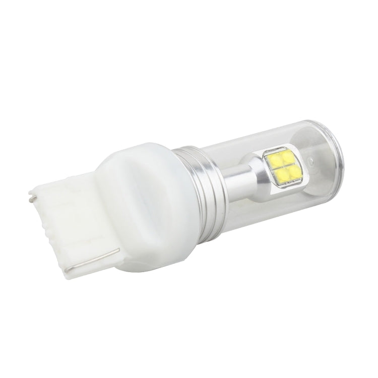 2 ชิ้น 7440 40 วัตต์ 800 LM 6000K ไฟเลี้ยวรถไฟสำรองไฟเบรกพร้อมหลอดไฟ CREE 8 ดวง DC 12V, 7440