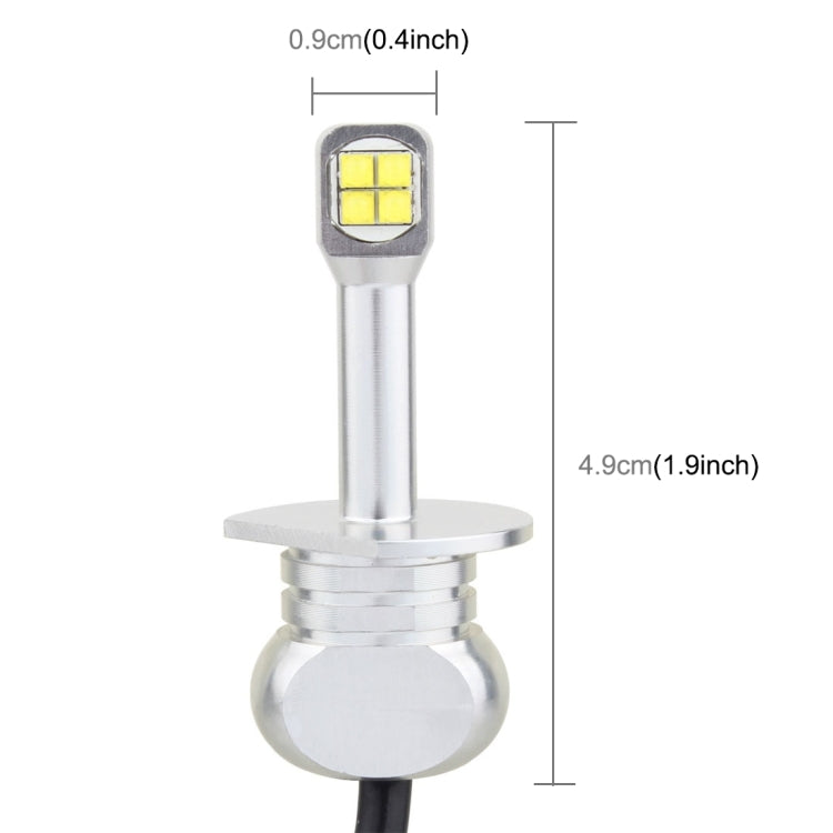 2 ชิ้น H1 40W 800 LM 6000K 8 CREE LEDs ไฟตัดหมอกรถยนต์, DC 12V, H1