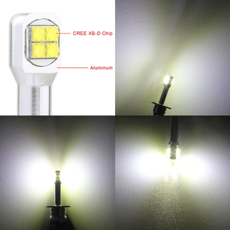 2 ชิ้น H1 40W 800 LM 6000K 8 CREE LEDs ไฟตัดหมอกรถยนต์, DC 12V, H1