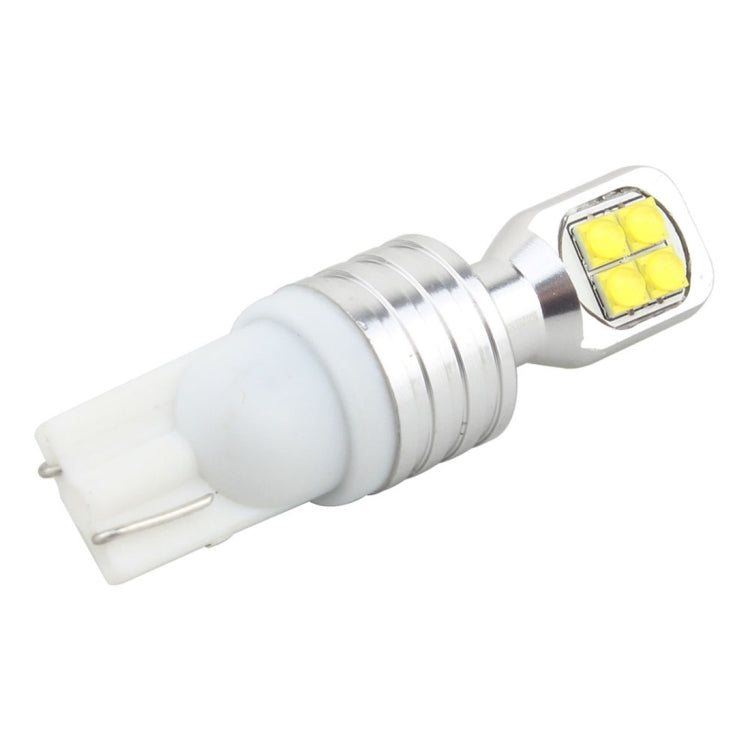 2 PCS T10/W5W 40W 800 LM 6000K รถ Clearance Light ไฟอ่านหนังสือใบอนุญาตพร้อม 8 โคมไฟ DC 12V, White Light