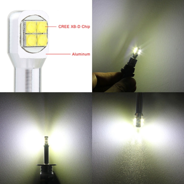 2 PCS T10/W5W 40W 800 LM 6000K รถ Clearance Light ไฟอ่านหนังสือใบอนุญาตพร้อม 8 โคมไฟ DC 12V, White Light