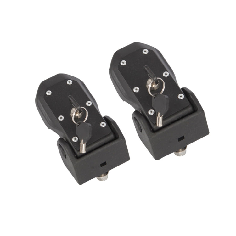 2 ชิ้นรถ Anti-Theft Hood Latch ล็อคหัวเข็มขัดฝาครอบเครื่องยนต์ล็อคสำหรับ Jeep Wrangler JL 2018, for Jeep Wrangler JL 2018