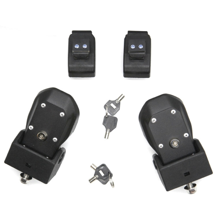 2 ชิ้นรถ Anti-Theft Hood Latch ล็อคหัวเข็มขัดฝาครอบเครื่องยนต์ล็อคสำหรับ Jeep Wrangler JL 2018, for Jeep Wrangler JL 2018