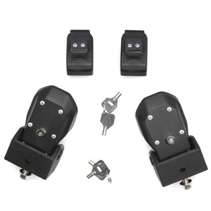 2 ชิ้นรถ Anti-Theft Hood Latch ล็อคหัวเข็มขัดฝาครอบเครื่องยนต์ล็อคสำหรับ Jeep Wrangler JL 2018, for Jeep Wrangler JL 2018