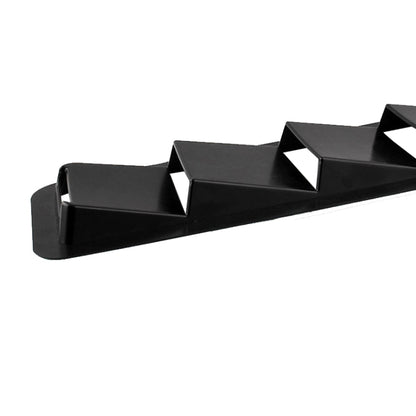 2 ชิ้น Universal Car Air Intake Scoop Bonnet Hood Vent Louver แผงระบายความร้อน Trim ชุด, Black