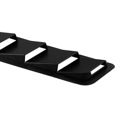 2 ชิ้น Universal Car Air Intake Scoop Bonnet Hood Vent Louver แผงระบายความร้อน Trim ชุด, Black