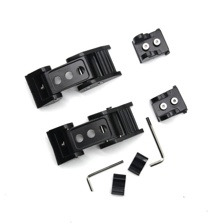 2 PCS รถสามหลุม Hood Latch ล็อคหัวเข็มขัดฝาครอบเครื่องยนต์สำหรับ Jeep Wrangler JK 2007-2017, Jeep Wrangler JK 2006-2017(Three Holes)