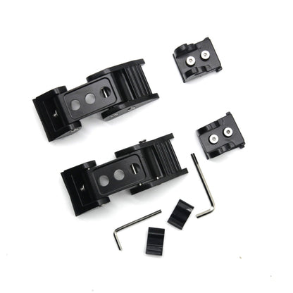2 PCS รถสามหลุม Hood Latch ล็อคหัวเข็มขัดฝาครอบเครื่องยนต์สำหรับ Jeep Wrangler JK 2007-2017, Jeep Wrangler JK 2006-2017(Three Holes)