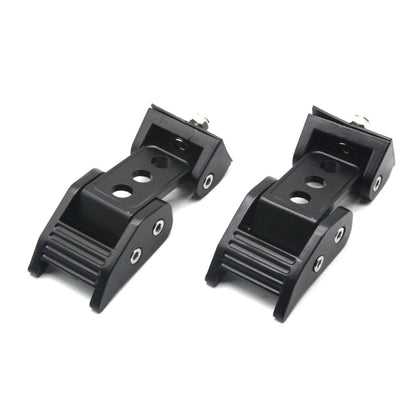 2 PCS รถสามหลุม Hood Latch ล็อคหัวเข็มขัดฝาครอบเครื่องยนต์สำหรับ Jeep Wrangler JK 2007-2017, Jeep Wrangler JK 2006-2017(Three Holes)