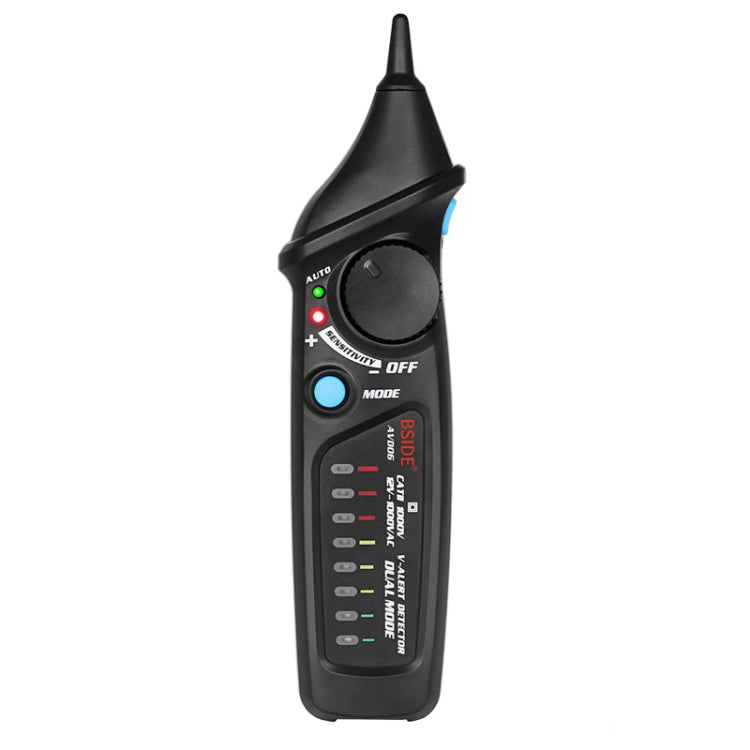 BSIDE AVD06 เครื่องตรวจจับแรงดันไฟฟ้า AC แบบไม่สัมผัส 12 ~ 1000V Electroprobe เหนี่ยวนำปากกาประเภท ACV เครื่องทดสอบไฟฟ้าในครัวเรือนเครื่องมือ LED Light