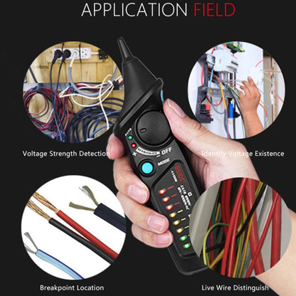 BSIDE AVD06 เครื่องตรวจจับแรงดันไฟฟ้า AC แบบไม่สัมผัส 12 ~ 1000V Electroprobe เหนี่ยวนำปากกาประเภท ACV เครื่องทดสอบไฟฟ้าในครัวเรือนเครื่องมือ LED Light