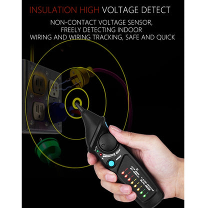 BSIDE AVD06 เครื่องตรวจจับแรงดันไฟฟ้า AC แบบไม่สัมผัส 12 ~ 1000V Electroprobe เหนี่ยวนำปากกาประเภท ACV เครื่องทดสอบไฟฟ้าในครัวเรือนเครื่องมือ LED Light